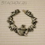 Браслет "Ноев ковчег" цвет олова (AJC США)