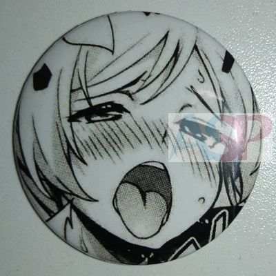 Значок (Средний 37 мм) Ahegao