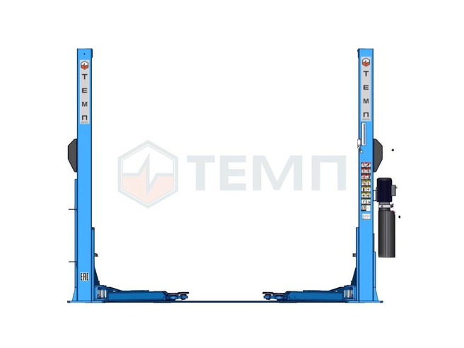 Подъемник Двухстоечный ТЕМП TD4000 220V C и TD4000 380V  C 4т.