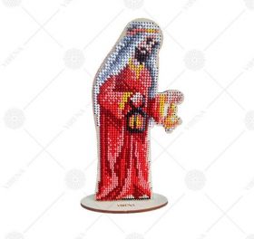 Virena ВЕРТЕП_100 Комплект фигурок новогодних из дерева для вышивки бисером купить оптом в магазине Золотая Игла