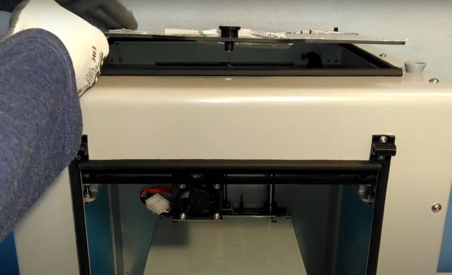 Установка снятие верхней дверки