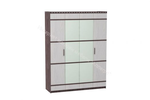 Шкаф "Ольга 13" 4-х дверный для одежды и белья