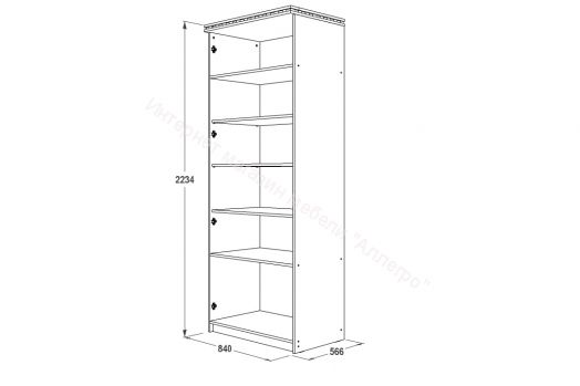 Шкаф "Ольга 13" 2-х дверный для одежды и белья