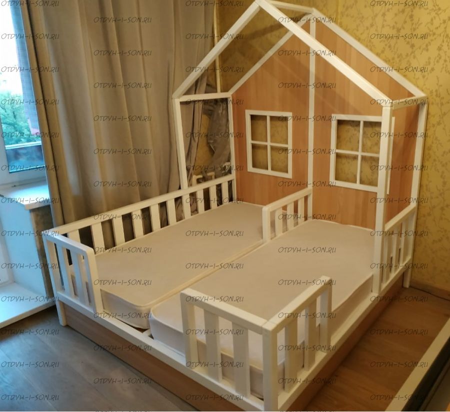 Кровать Домик Butterfly №112А (любые размеры)