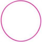 Обруч юниорский Chacott 102 розовый