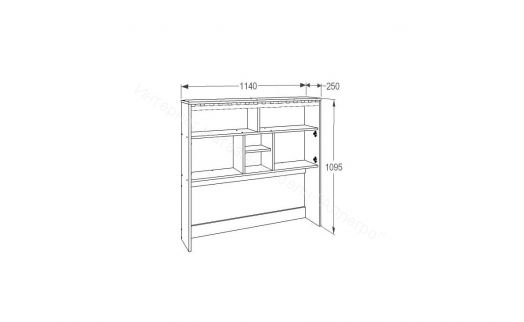 Полка "Ольга 13" настольная