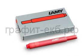 Картридж Lamy 5шт.Т10 красный