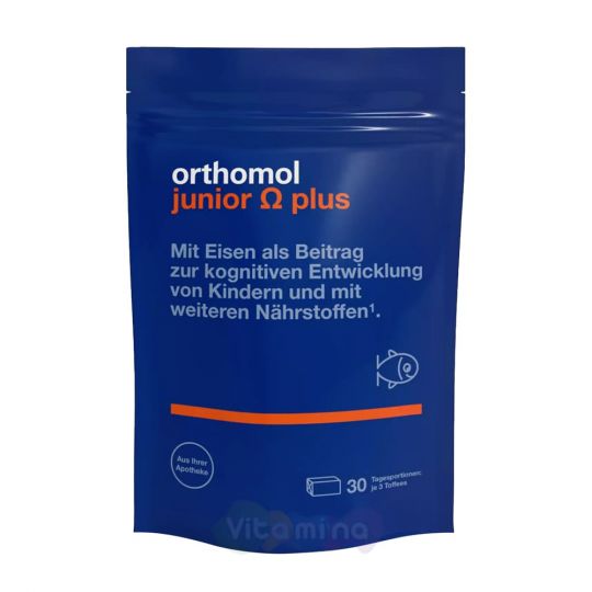 Ортомол Джуниор Омега плюс, 90 шт