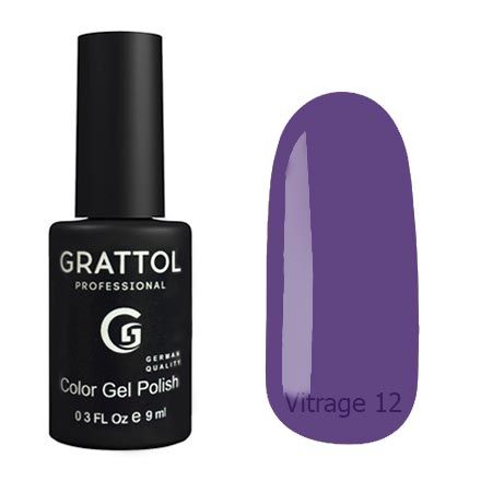 Гель-лак Grattol  Vitrage 12	  9 мл