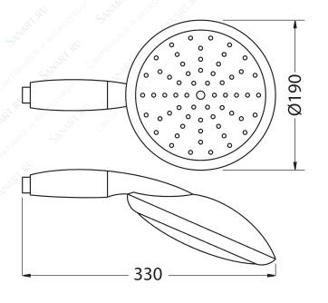 Ручной душ Migliore Ricambi ML.RIC-33.104 схема 3