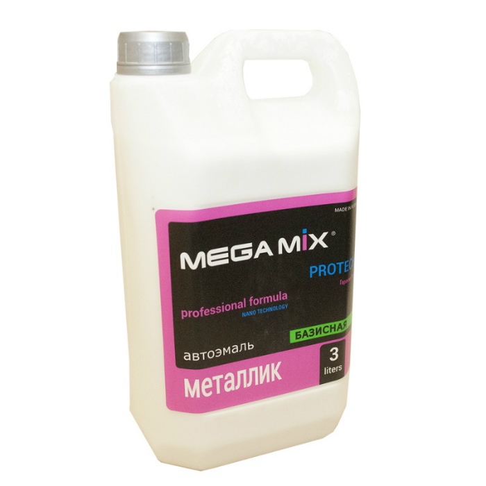 MegaMix Эмаль металлик, Blanc Glacier/Renault, 3,1кг.