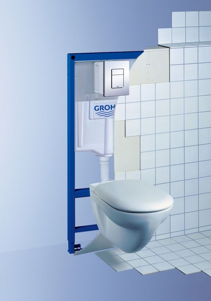 Инсталляция Grohe Rapid SL 38721001 (3 в 1 в сборе) для унитаза схема 15