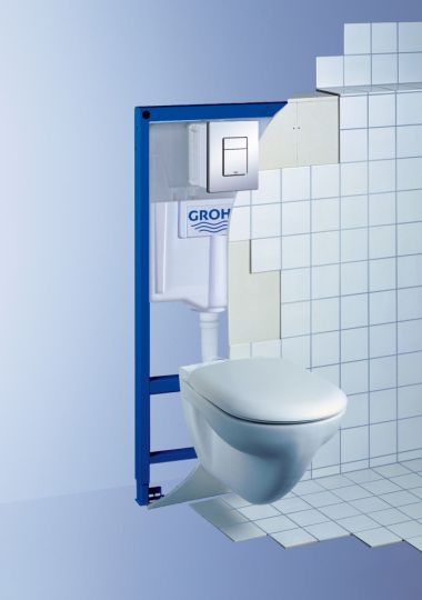 Инсталляция Grohe Rapid SL 38775001 в комплекте с крепежом и кнопкой схема 9