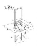 Система инсталляции Grohe Rapid SL 38553001 для биде схема 2