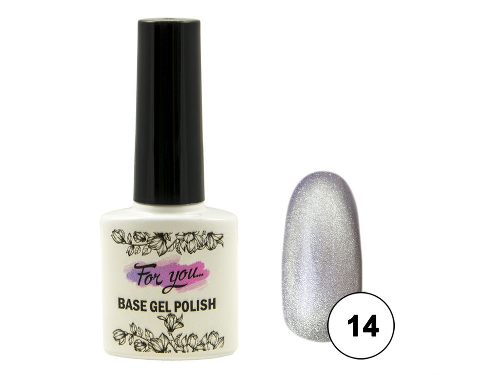 ГЕЛЬ-ЛАК FOR YOU CAT'S EYE CRYSTAL EFFECT № 14