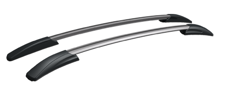 Рейлинги на Renault Arkana, анод серый