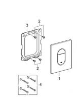 Кнопка для инсталляции Grohe Arena Cosmopolitan 38844SH0 схема 6