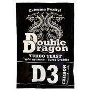 Спиртовые дрожжи Double Dragon D3 Carbon, 123 гр