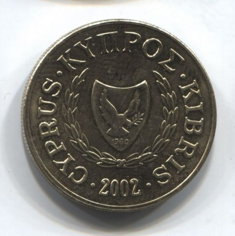 10 центов 2002 Кипр