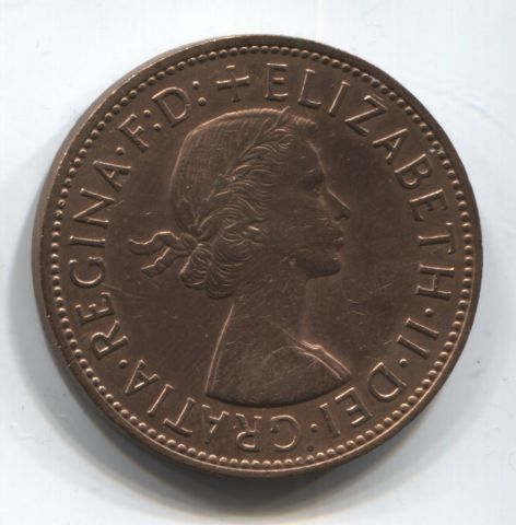 1 пенни 1962 Великобритания