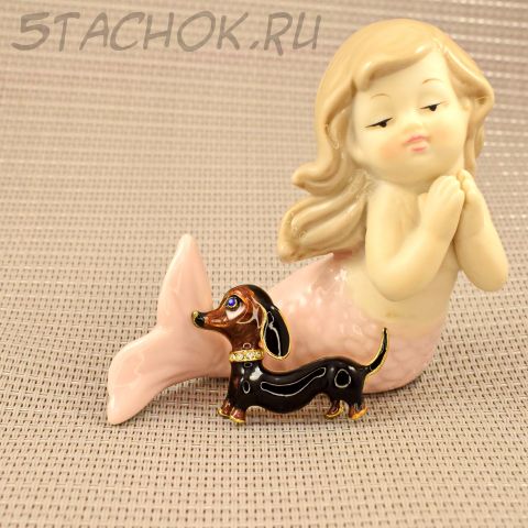 Брошь "Таксочка" (США)