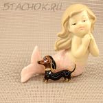 Брошь "Таксочка" (США)