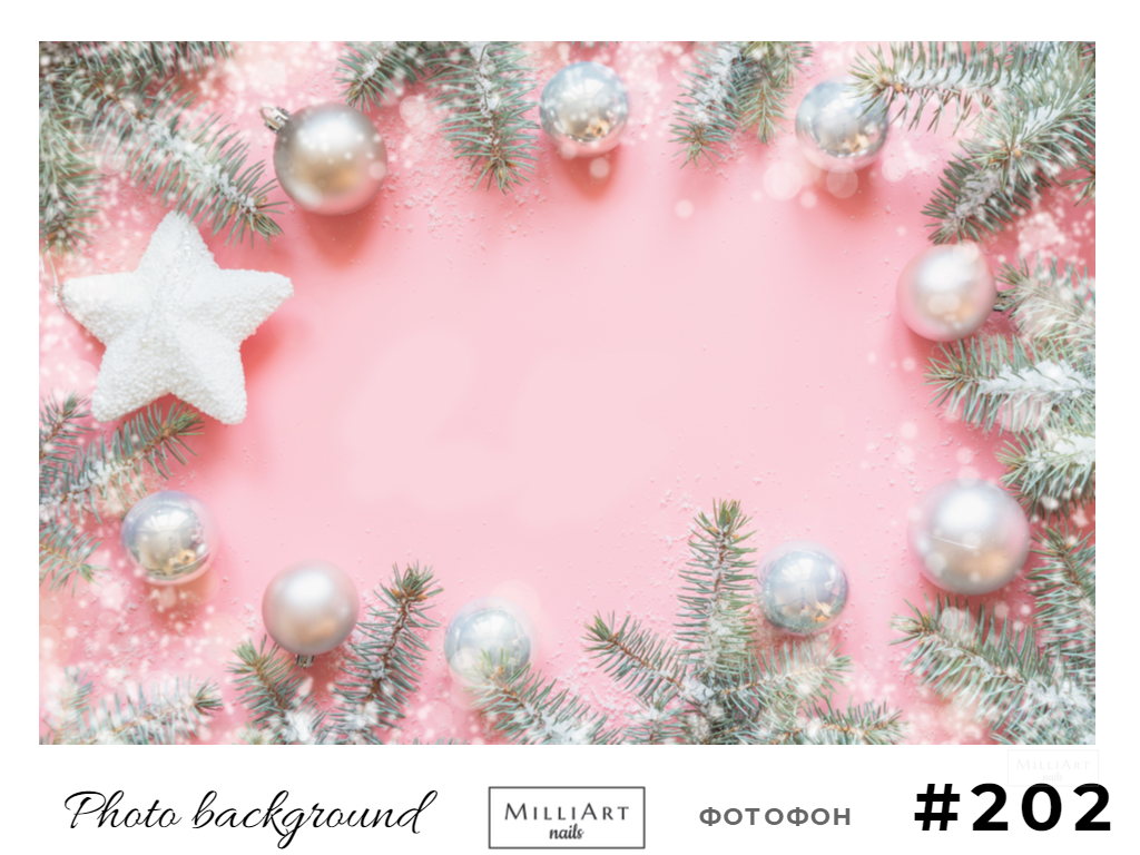 ФОТОФОН ВИНИЛОВЫЙ MILLIART NAILS 30*42 СМ №202