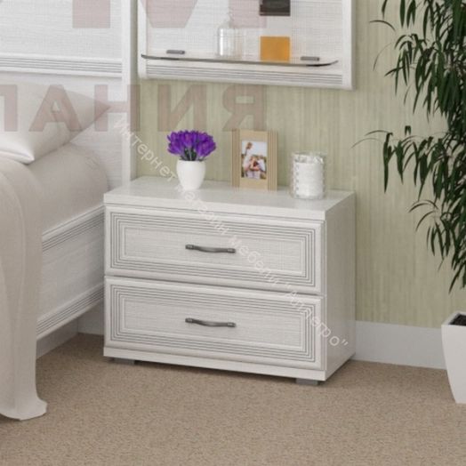 Карина Тумба прикроватная ТБ-1061 с 2-я ящиками