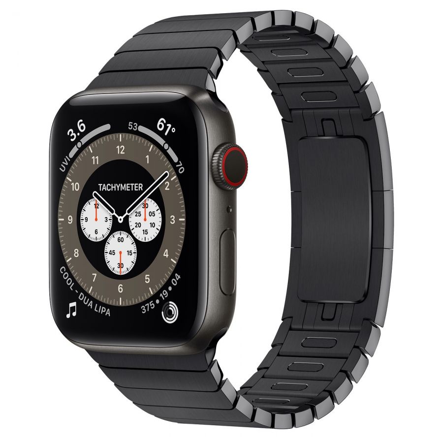 Часы Apple Watch Edition Series 6 GPS + Cellular 44mm Space Black Titanium Case with Space Black Link Bracelet