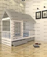 Кровать Домик Simple Lux №52