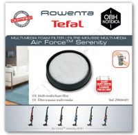 Круглый фильтр в пылесборник к пылесосам TEFAL серий AIR FORCE SERENITY. Артикул ZR904401