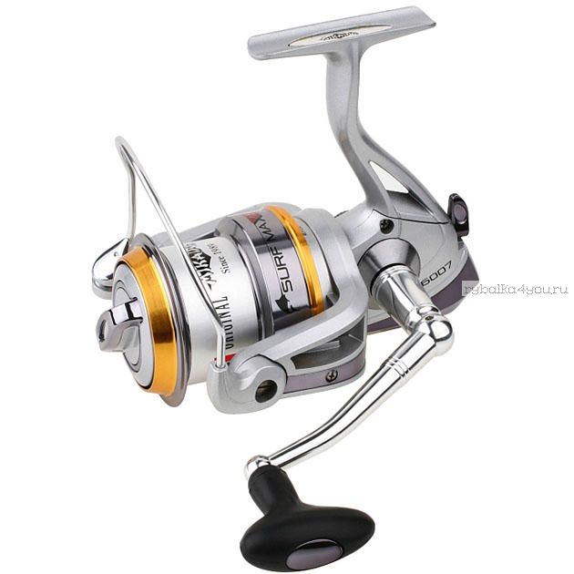 Катушка Mikado Surf Max 6007 FD (6+1 подш.; 4,9 :1)