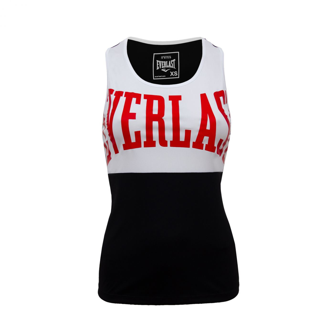 Майка женская Everlast Laly, чёрно-бело-красная, размер M, артикул  763350-50 M BK/WH/RD