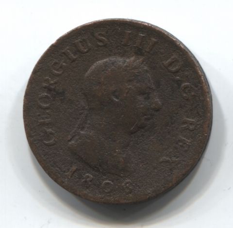 1 фартинг 1806 Великобритания