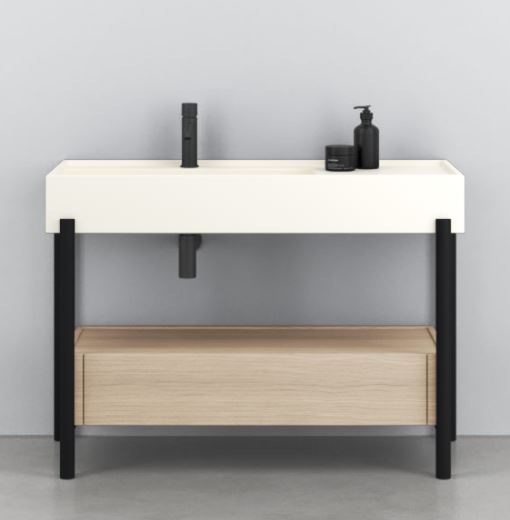 Ящик с отделкой натуральным шпоном Cielo Plinio PNC115E для каркаса 110х42 ФОТО