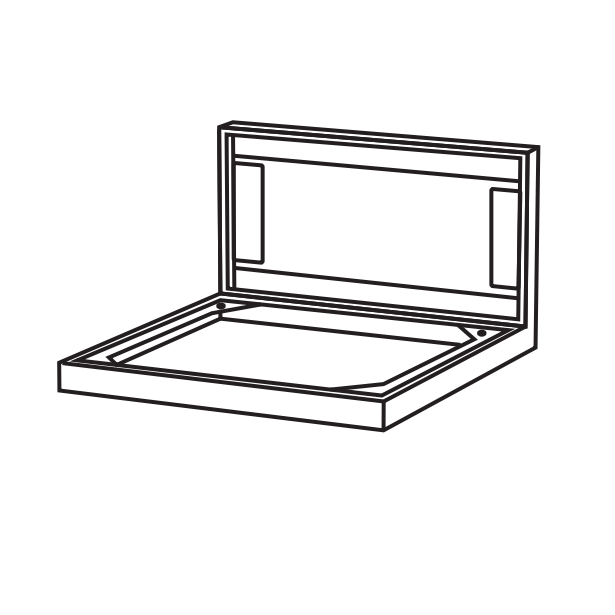 Изображение Стальная консоль для раковины Cielo Elle Tonda ELSTT 50х54
