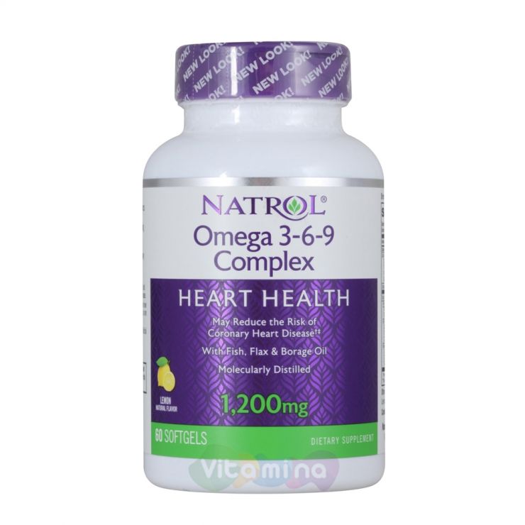 Natrol Омега 3-6-9 комплекс