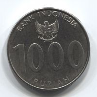 1000 рупий 2010 Индонезия