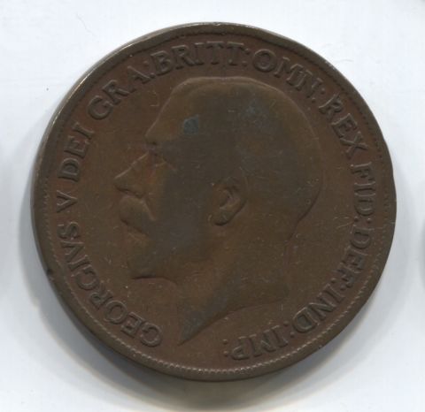 1 пенни 1918 KN Великобритания Редкость