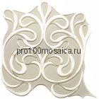 CALACATTA WATERJET Мозаика  мрамор и стекло 348*348*10 мм