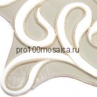 CALACATTA WATERJET Мозаика  мрамор и стекло 348*348*10 мм