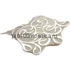 CALACATTA WATERJET Мозаика  мрамор и стекло 348*348*10 мм