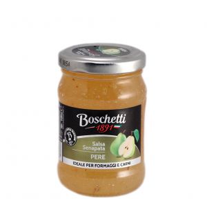 Сладкий горчичный соус мостарда из груши Boschetti Salsa Senapata Pere 120 г - Италия