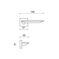 Ручка Frascio Blade. схема