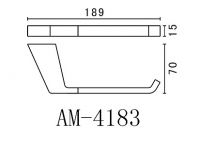 Бумагодержатель Art&Max Techno AM-4183 схема 2