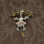 Брошь "Обезьянка"(США)