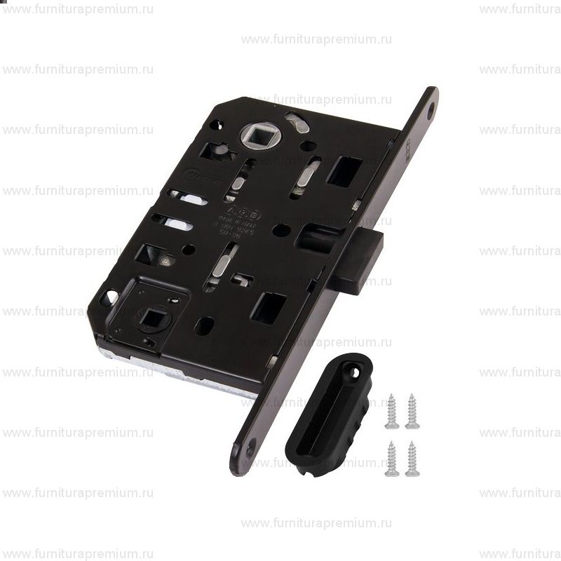 Замок AGB Mediana Polaris WC Black (B06102.50) + ответная планка