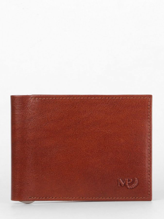 Зажим для купюр с RFID защитой MP-TAGUS B120342R Cognac
