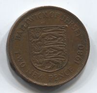 2 пенса 1980 Джерси