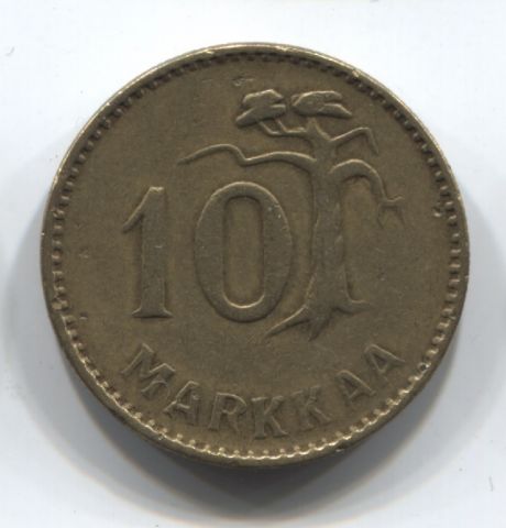 10 марок 1953 Финляндия